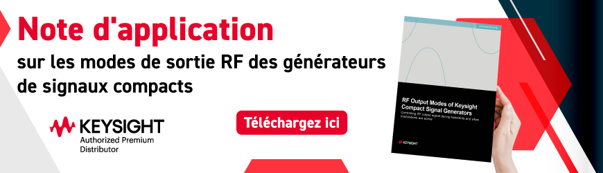 Modes de sortie RF des générateurs de signaux compacts